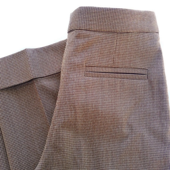 Marni Pants - Marni Wool Pants Cuff Creased Button Fly 38 Italy 28 Waist Reddish Brown